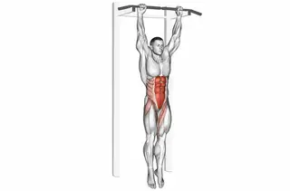 Hanging Leg Raise demo